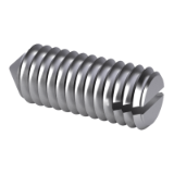 DIN 553 - Slotted set screws with cone point