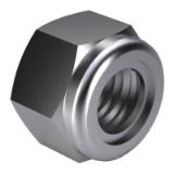 DIN 982 - Prevailing torque type hexagon nuts with non-metallic insert, high type