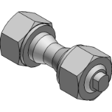 DIN 2510-L NF - Bolted connections with reduced shank; hexagon nuts