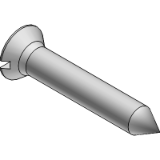 DIN 7972 C - Cilinderkop plaatschroef met zaaggleuf, vorm C